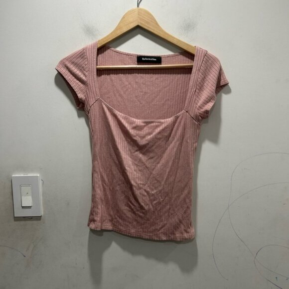 Reformation Bardot knit top - Picture 2 of 5